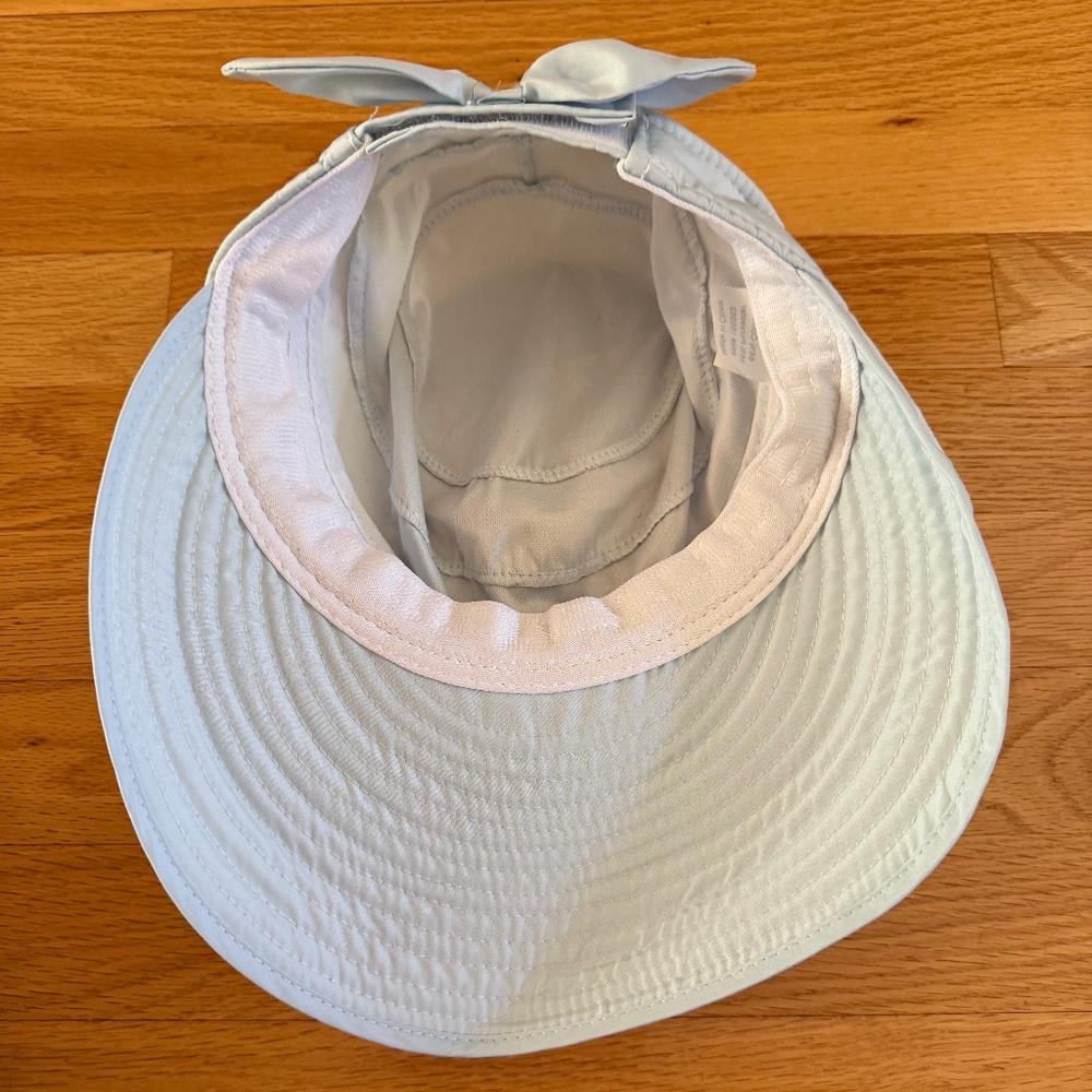 Simplicity Wide Brim UV Protection 2 in 1 Removable Visor Hat Womens Blue - Picture 5 of 15